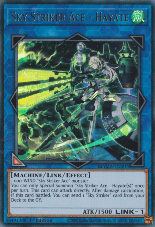 Sky Striker Ace - Hayate [MAMA-EN007] Ultra Rare (ONLINE ORDER ONLY)