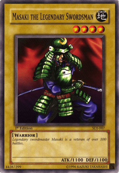 Masaki the Legendary Swordsman [SDJ-007] Common (ONLINE ORDER ONLY)