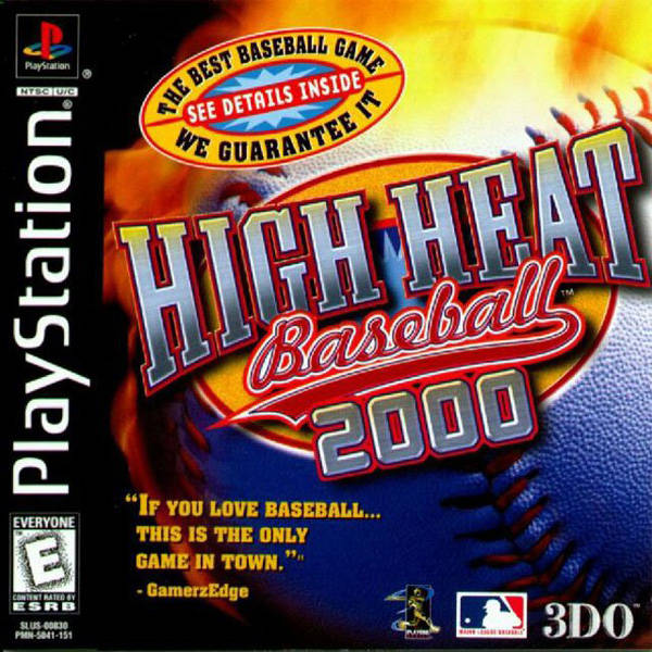 High Heat Baseball 2000 (Playstation) (ONLINE ORDER ONLY)