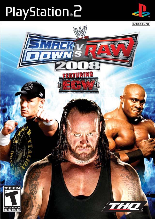 WWE Smackdown vs. Raw 2008 (Playstation 2) (Online Only)