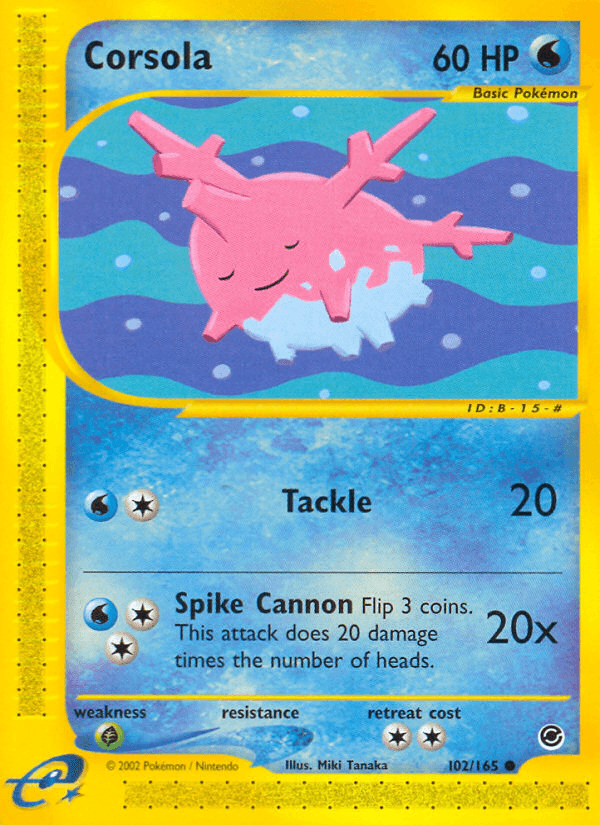 Corsola (102/165) [Expedition: Base Set] (Online Only)