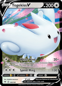 Togekiss V (140/185) [Sword & Shield: Vivid Voltage] (Online Only)
