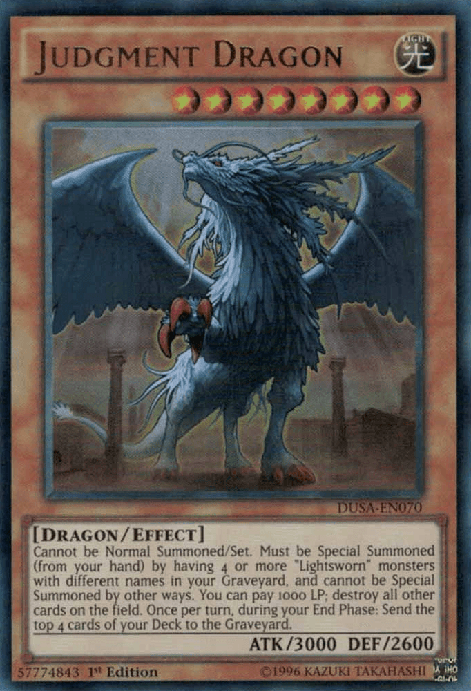 Judgment Dragon [DUSA-EN070] Ultra Rare (ONLINE ORDER ONLY)