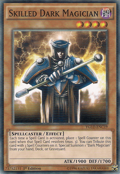 Skilled Dark Magician [YGLD-ENC19] Common (ONLINE ORDER ONLY)