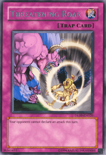 Threatening Roar (Silver) [DL09-EN020] Rare (ONLINE ORDER ONLY)