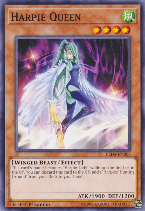 Harpie Queen [LED4-EN007] Common (ONLINE ORDER ONLY)