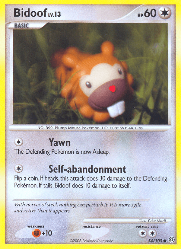Bidoof (54/100) [Diamond & Pearl: Stormfront] (Online Only)