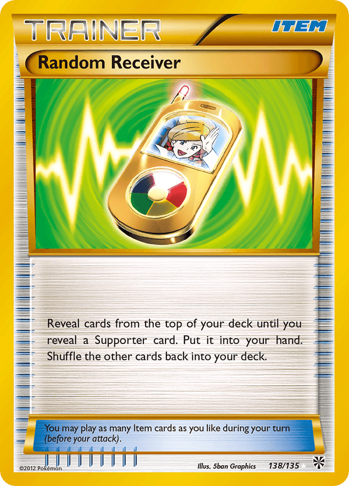 Random Receiver (138/135) [Black & White: Plasma Storm] (Online Only)