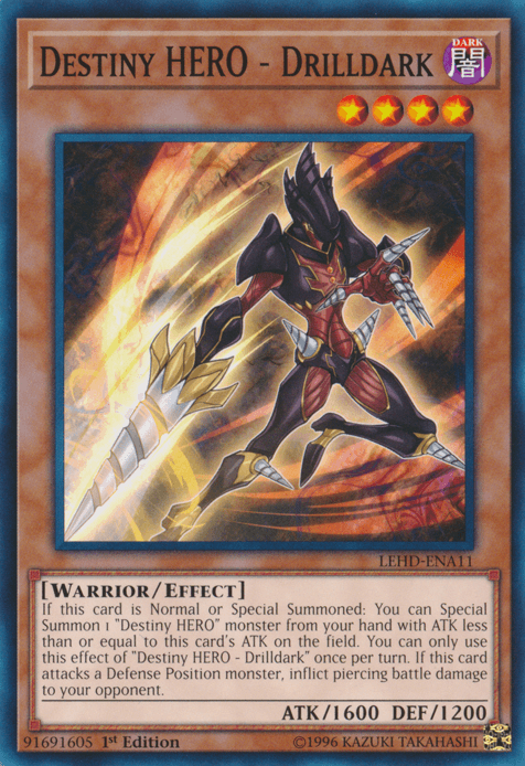 Destiny Hero - Drilldark [LEHD-ENA11] Common (ONLINE ORDER ONLY)
