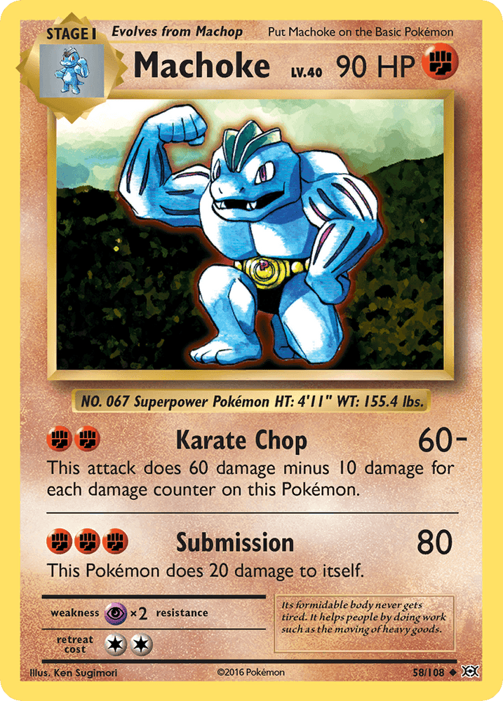 Machoke (58/108) [XY: Evolutions] (Online Only)