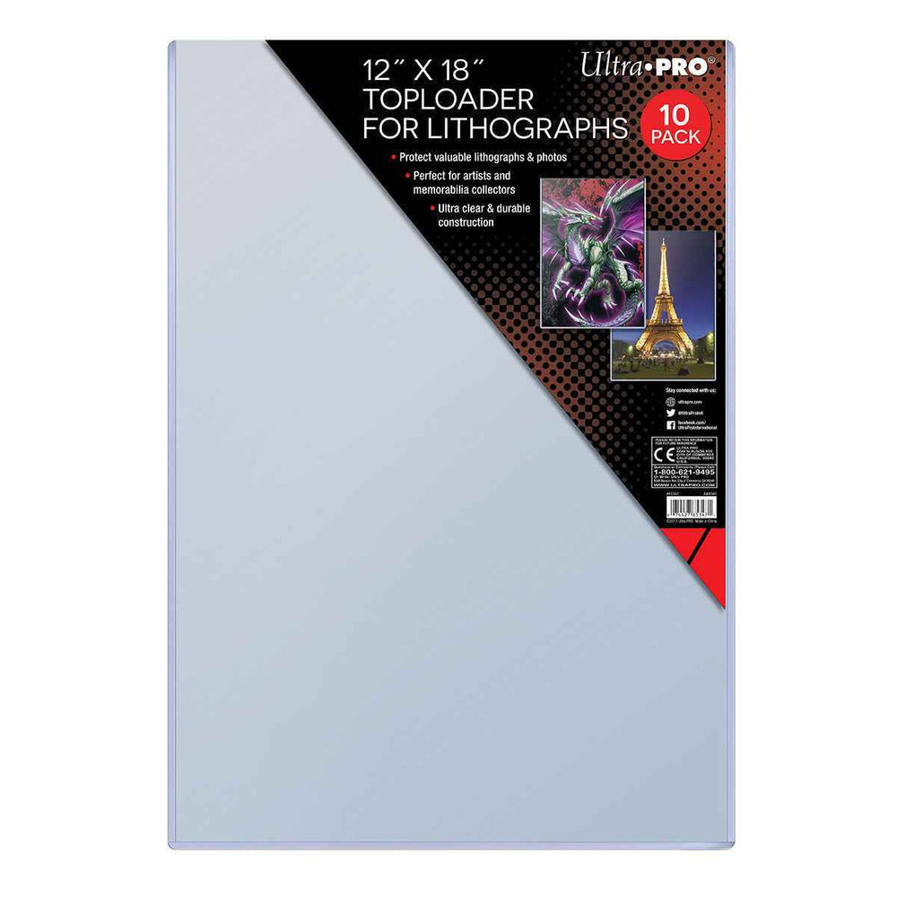 12" x 18" Lithograph TOPLOADER® Sleeves (10ct)