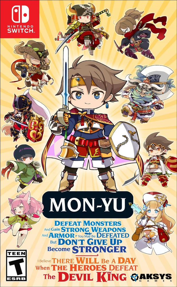 Mon-Yu: Defeat Monsters And Gain Strong Weapons And Armor. You May Be Defeated, But Don’t Give Up. Become Stronger. I Believe There Will Be A Day When The Heroes Defeat The Devil King (Nintendo Switch) (ONLINE ORDER ONLY)