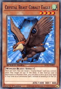 Crystal Beast Cobalt Eagle [SGX1-ENF07] Common (ONLINE ORDER ONLY)