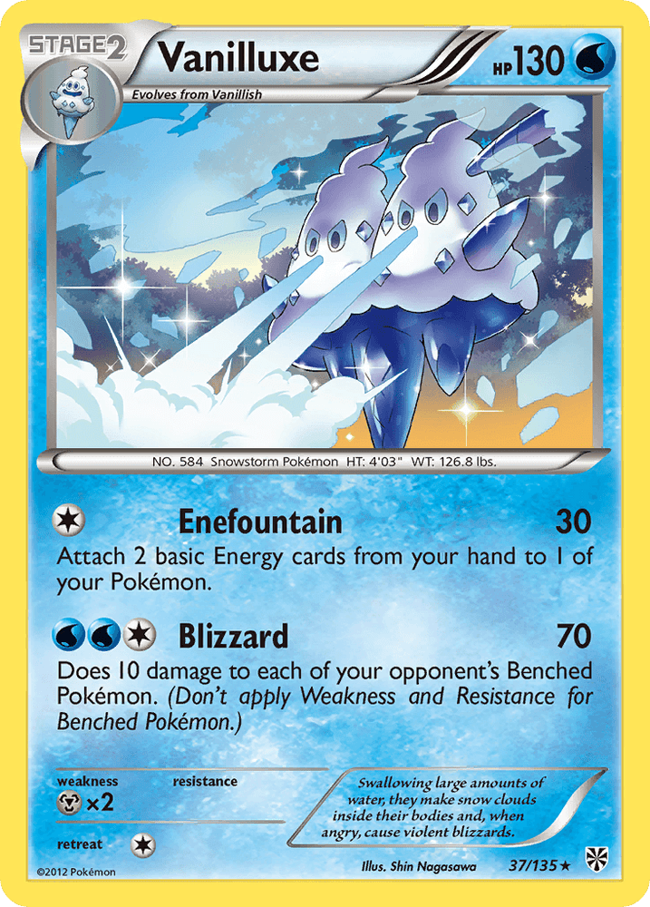 Vanilluxe (37/135) [Black & White: Plasma Storm] (Online Only)