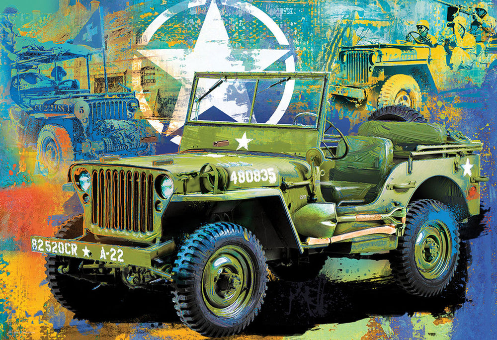 Puzzle: Military Jeep Tin (ONLINE ORDER ONLY)