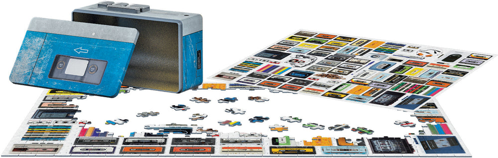 Puzzle: Cassette Player Shaped Tin (ONLINE ORDER ONLY)