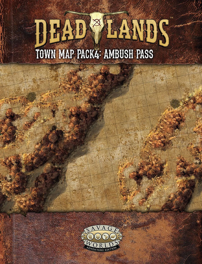 Savage Worlds RPG: Deadlands - Map Pack 4: Ambush Pass (ONLINE ORDER ONLY)