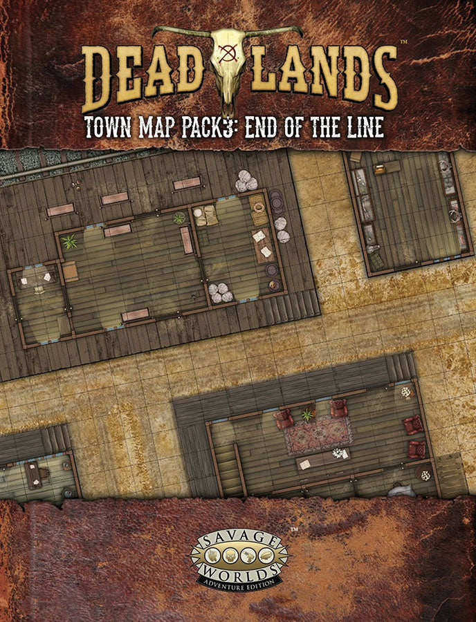Savage Worlds RPG: Deadlands - Map Pack 3: End of the Line (ONLINE ORDER ONLY)