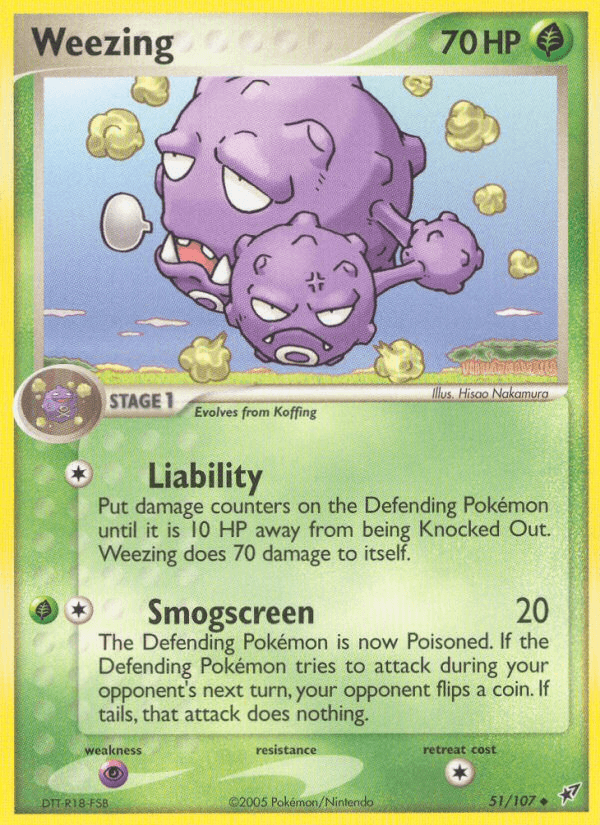 Weezing (51/107) [EX: Deoxys] (Online Only)