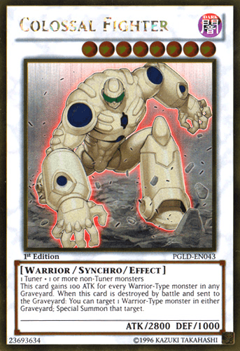 Colossal Fighter [PGLD-EN043] Gold Rare (ONLINE ORDER ONLY)