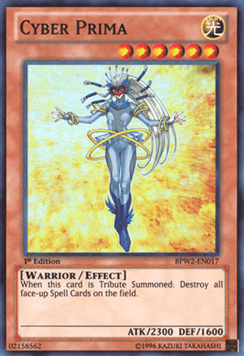 Cyber Prima [BPW2-EN017] Super Rare (ONLINE ORDER ONLY)