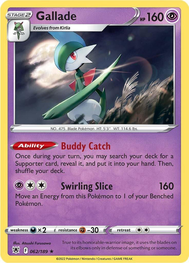 Gallade (062/189) [Sword & Shield: Astral Radiance] (Online Only)