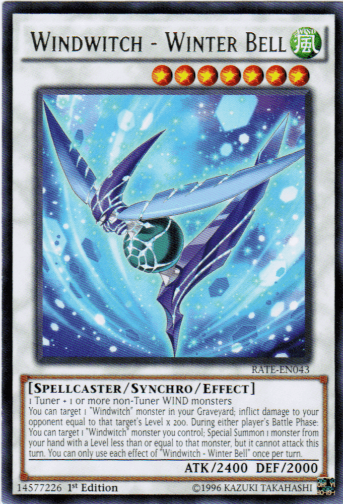 Windwitch - Winter Bell [RATE-EN043] Rare (ONLINE ORDER ONLY)