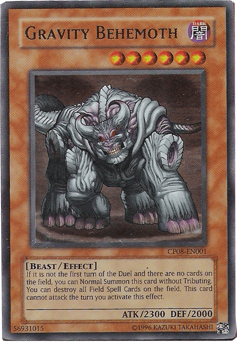Gravity Behemoth [CP08-EN001] Ultra Rare (ONLINE ORDER ONLY)