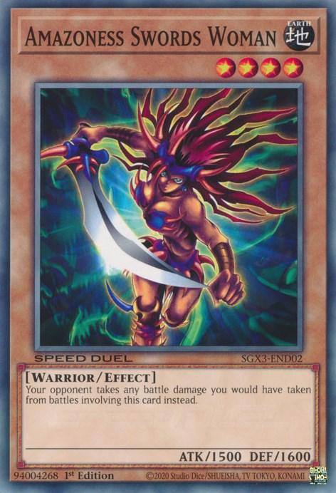 Amazoness Swords Woman [SGX3-END02] Common (ONLINE ORDER ONLY)