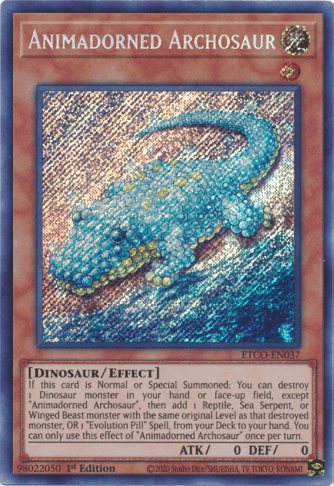 Animadorned Archosaur [ETCO-EN037] Secret Rare (ONLINE ORDER ONLY)
