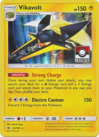 Vikavolt (52/149) (League Promo) [Sun & Moon: Base Set] (Online Only)