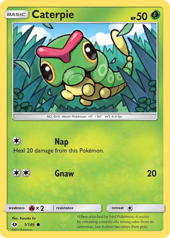 Caterpie (1/149) [Sun & Moon: Base Set] (Online Only)