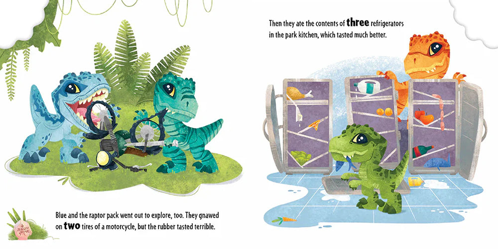 Jurassic World: The Very Hungry Dinosaur (Board Book) (ONLINE ORDER ONLY)