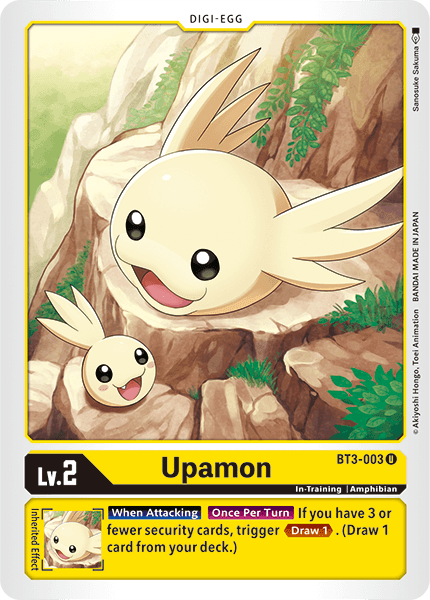 Upamon [BT3-003] [Release Special Booster Ver.1.5] (ONLINE ORDER ONLY)