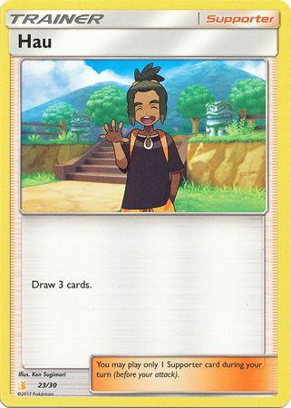Hau (23/30) [Sun & Moon: Trainer Kit - Alolan Raichu] (Online Only)