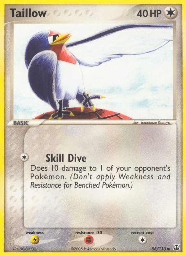 Taillow (86/113) [EX: Delta Species] (Online Only)