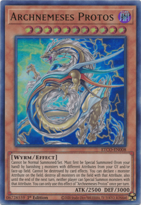 Archnemeses Protos [ETCO-EN008] Ultra Rare (ONLINE ORDER ONLY)