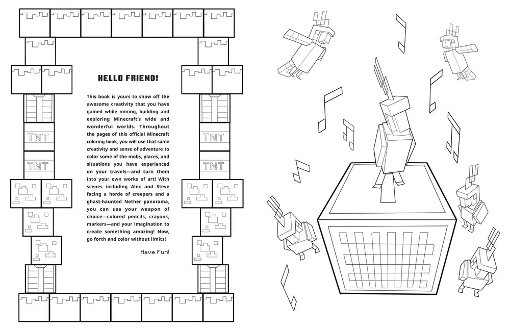 The Official Minecraft Coloring Adventures Book (ONLINE ORDER ONLY)