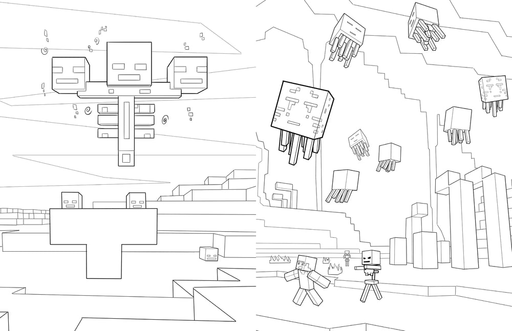 The Official Minecraft Coloring Adventures Book (ONLINE ORDER ONLY)