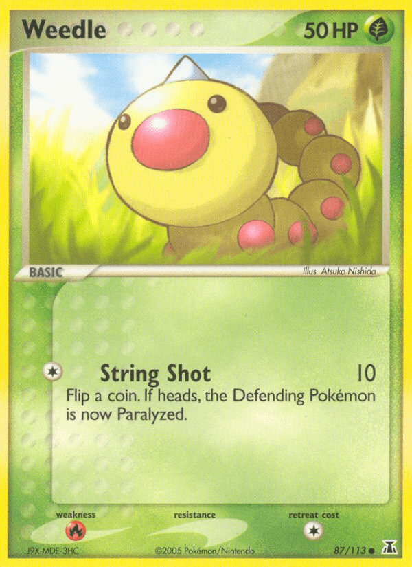 Weedle (87/113) [EX: Delta Species] (Online Only)