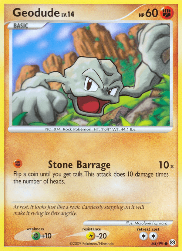 Geodude (65/99) [Platinum: Arceus] (Online Only)