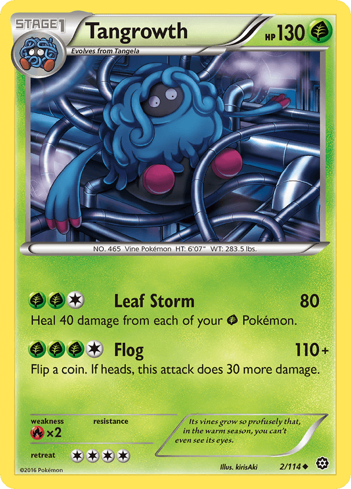 Tangrowth (2/114) [XY: Steam Siege] (Online Only)