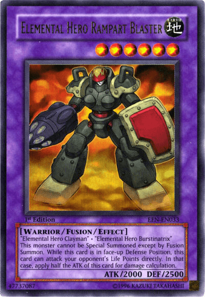 Elemental Hero Rampart Blaster [EEN-EN033] Ultra Rare (ONLINE ORDER ONLY)