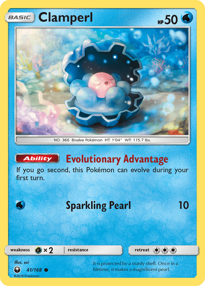 Clamperl (41/168) [Sun & Moon: Celestial Storm] (Online Only)