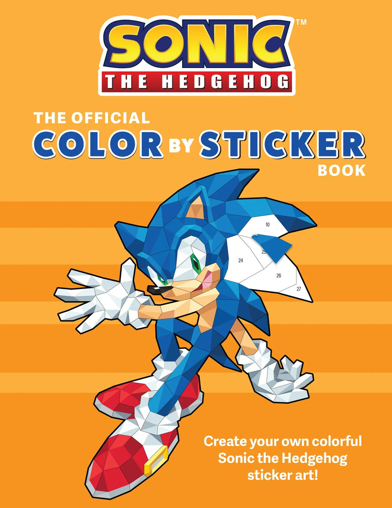 Sonic the Hedgehog: The Official Color by Sticker Book (ONLINE ORDER ONLY)