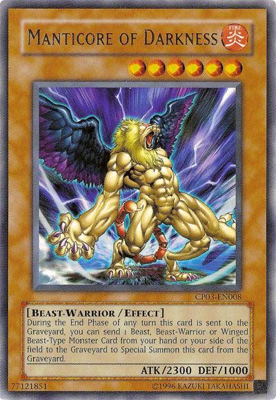 Manticore of Darkness [CP03-EN008] Rare (ONLINE ORDER ONLY)