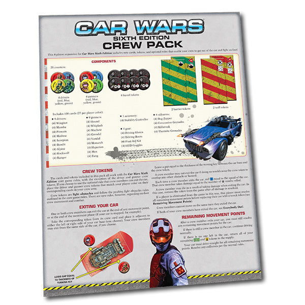 Car Wars: Crew Pack (ONLINE ORDER ONLY)