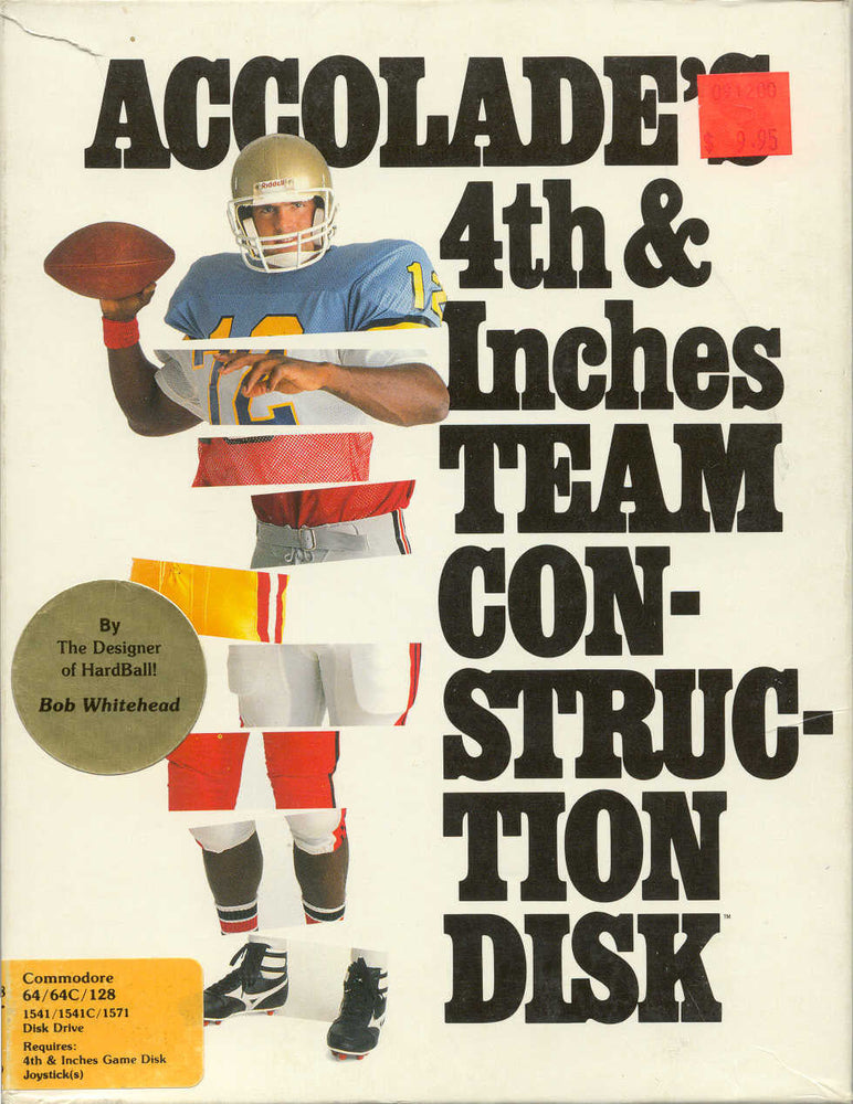 4th & Inches w/ Team Construction Disk (Commodore 64/128) (Online Order Only)