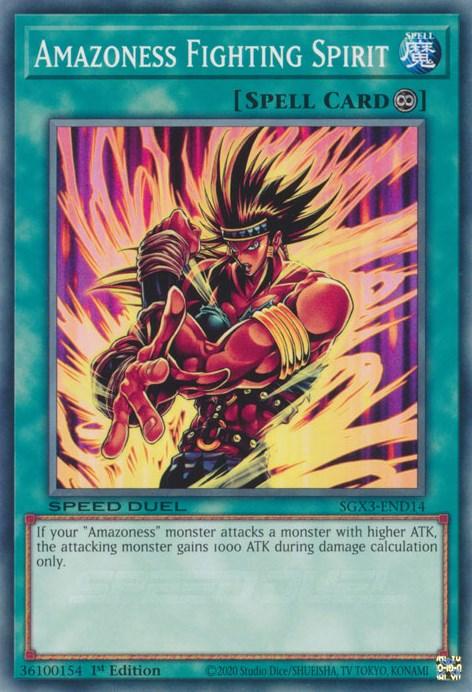 Amazoness Fighting Spirit [SGX3-END14] Common (ONLINE ORDER ONLY)