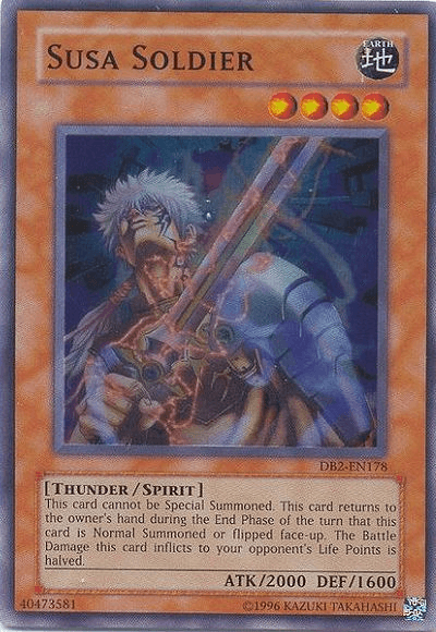 Susa Soldier [DB2-EN178] Super Rare (ONLINE ORDER ONLY)